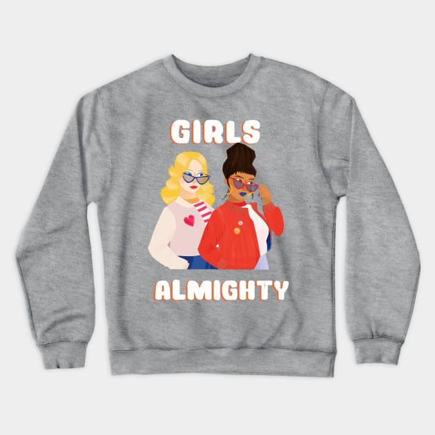 Girls Almighty Crewneck Sweatshirt by Maia Fadd